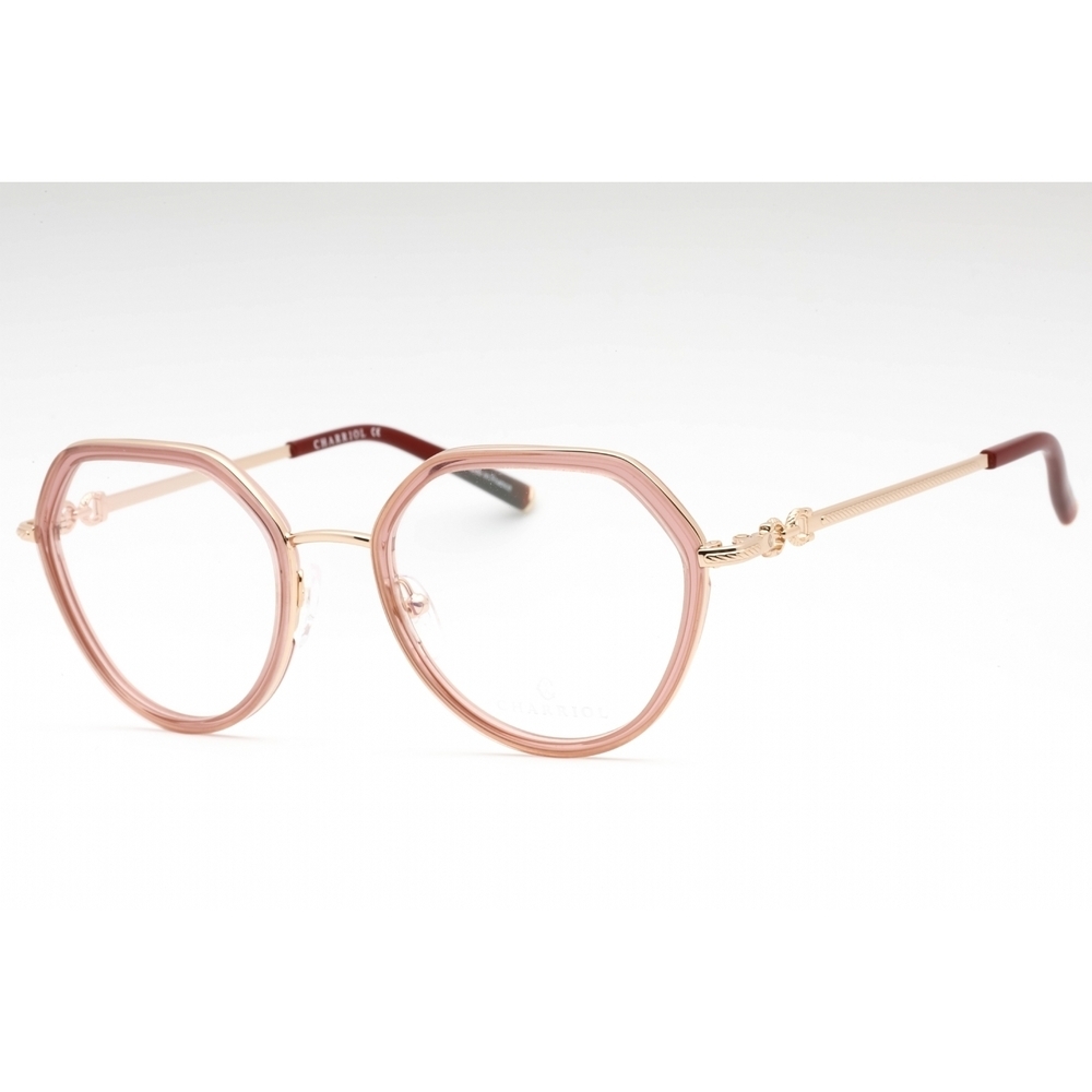 NWT Charriol PC71070-C03 51mm Shiny Gold Eyeglasses